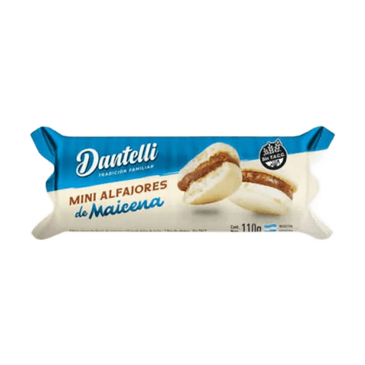 Dantelli - Mini alfajores de maicena x 110 gr