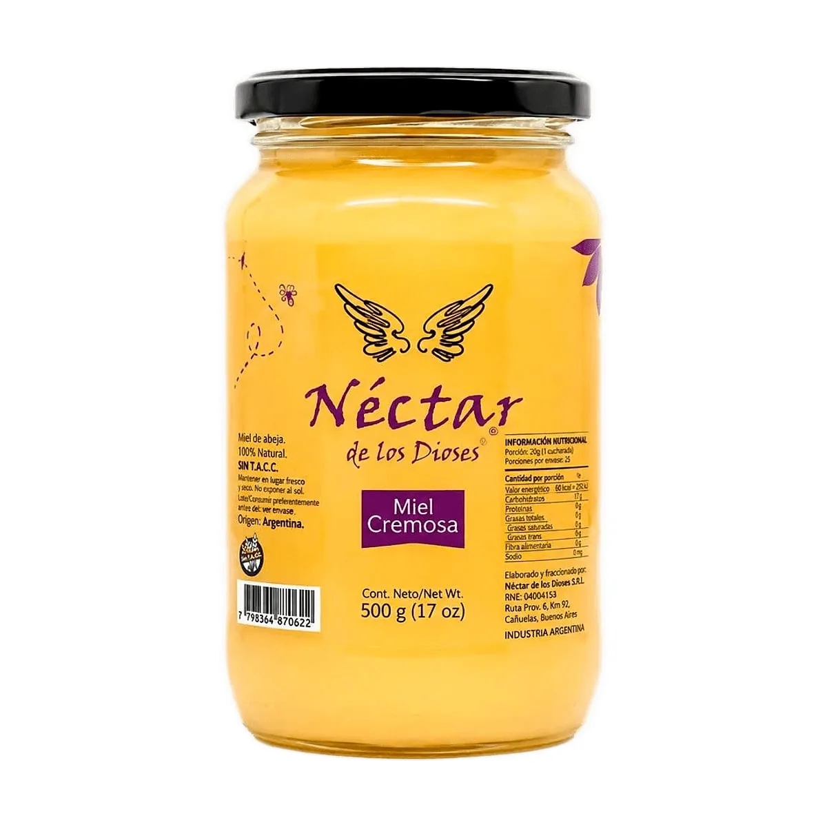 Nectar - Miel cremosa x 500 gr