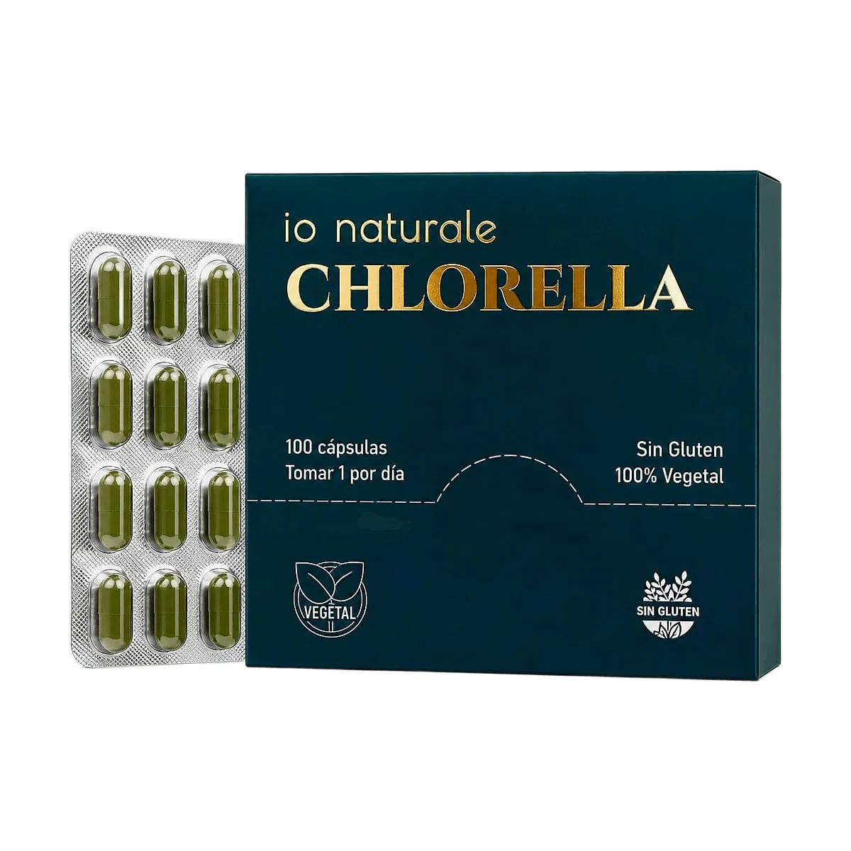 Io Naturale - Chlorella + B6 x blister x 10 unid