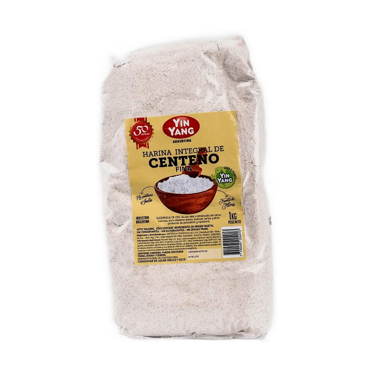 Yin Yang - Harina de centeno x 1 kg