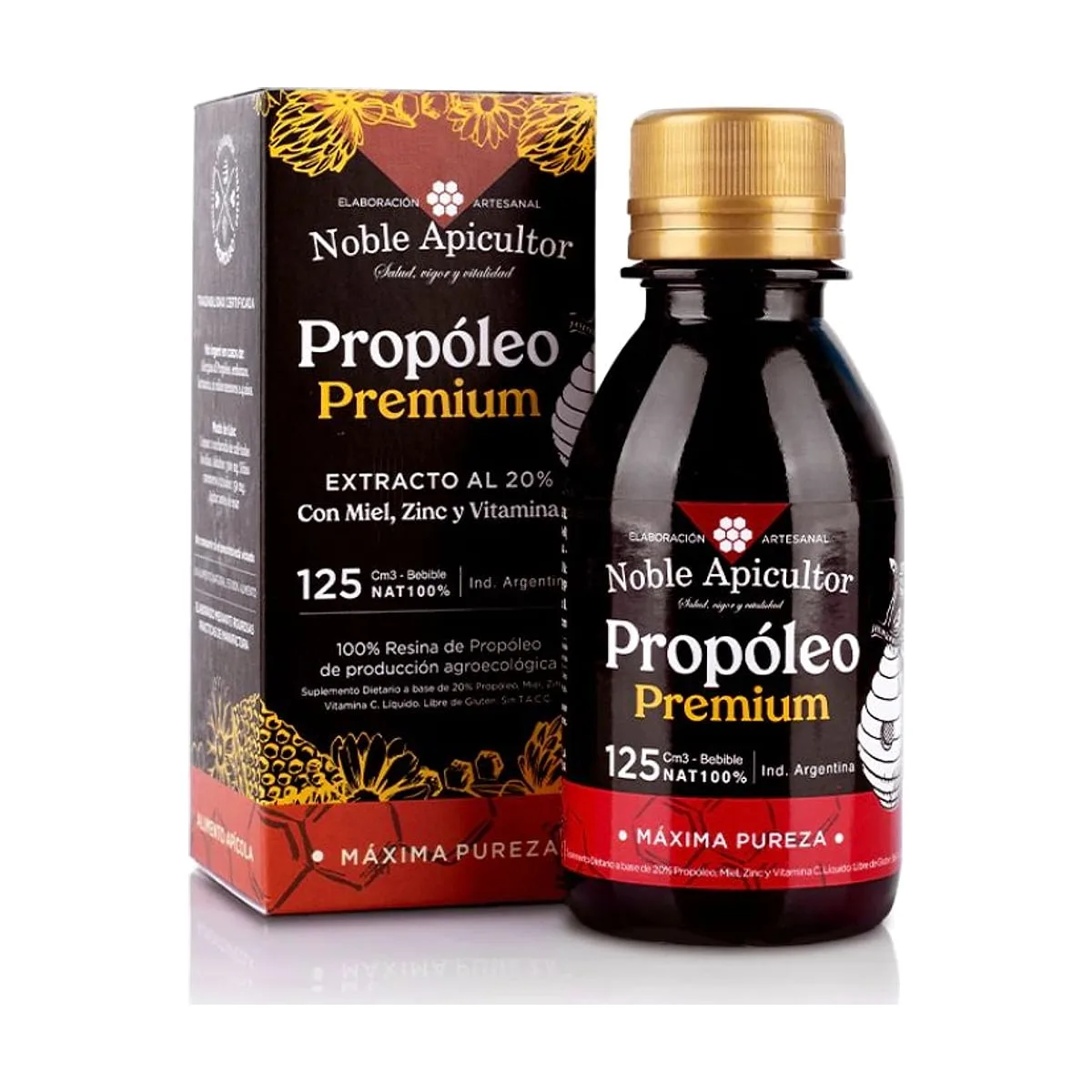 Noble Apicultor - Propoleo premium extra fuerte x 125 cc