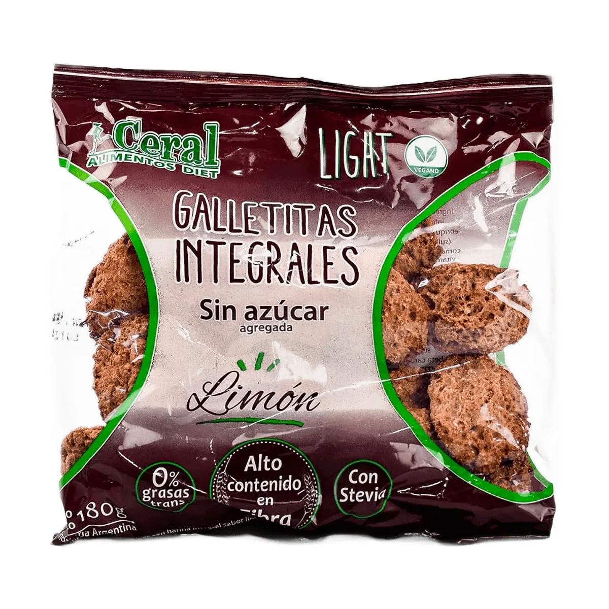 Ceral - Galletitas integrales sabor limón x 180 gr