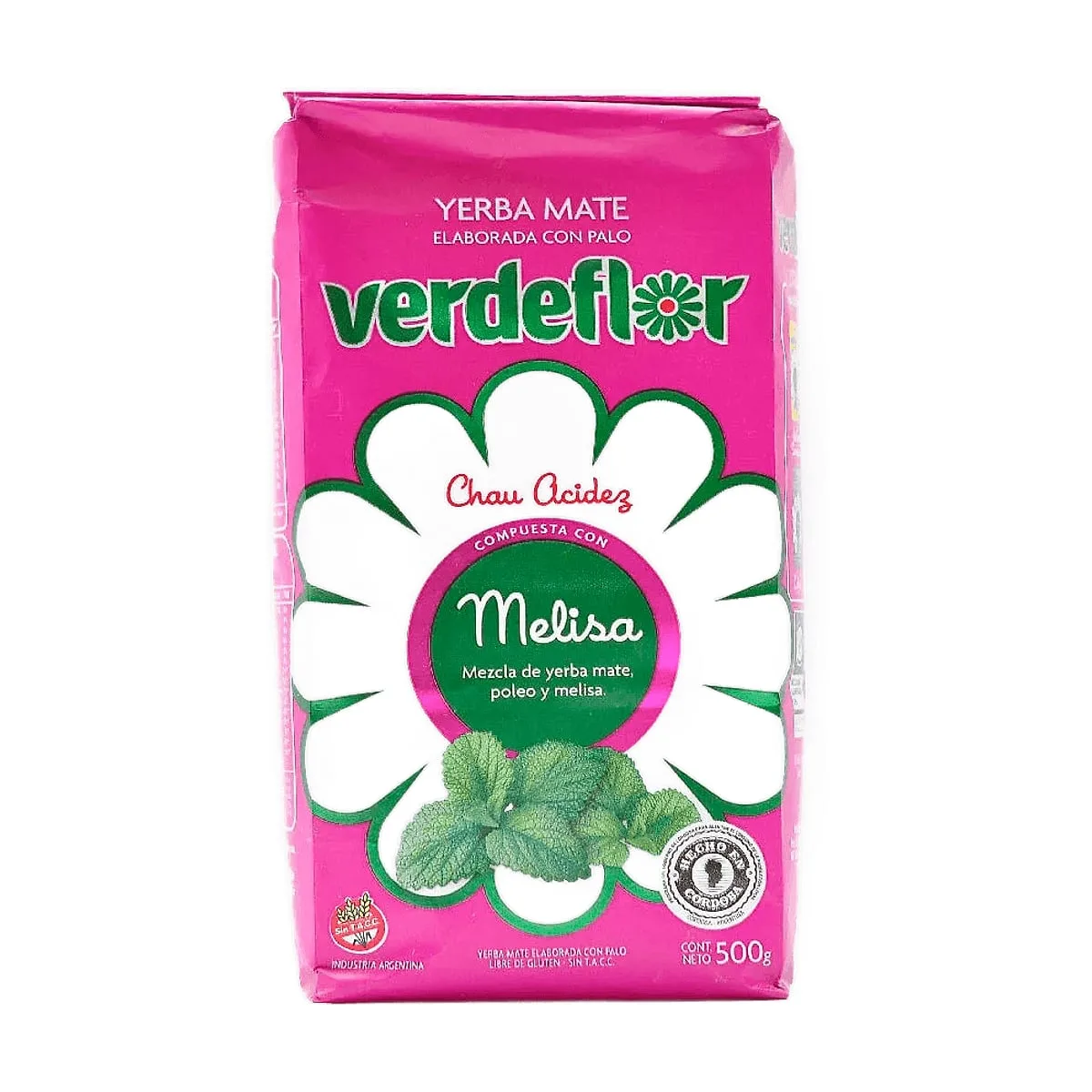 Verde Flor - Yerba mate melisa x 500 gr