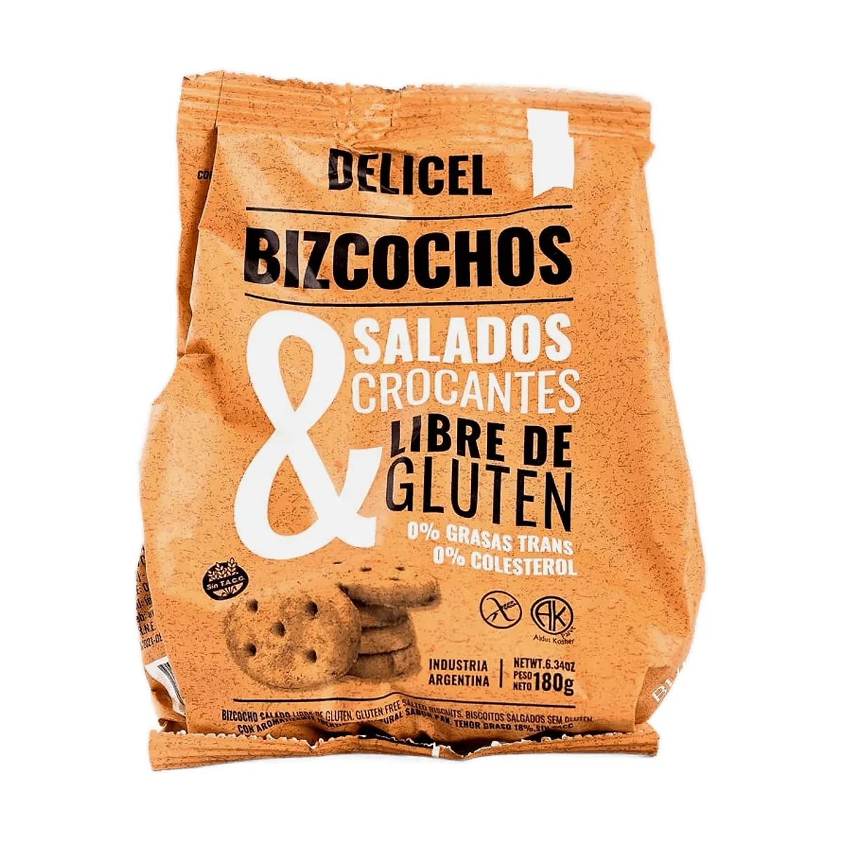 Delicel - Bizcochos sabor tradicional x 180 gr