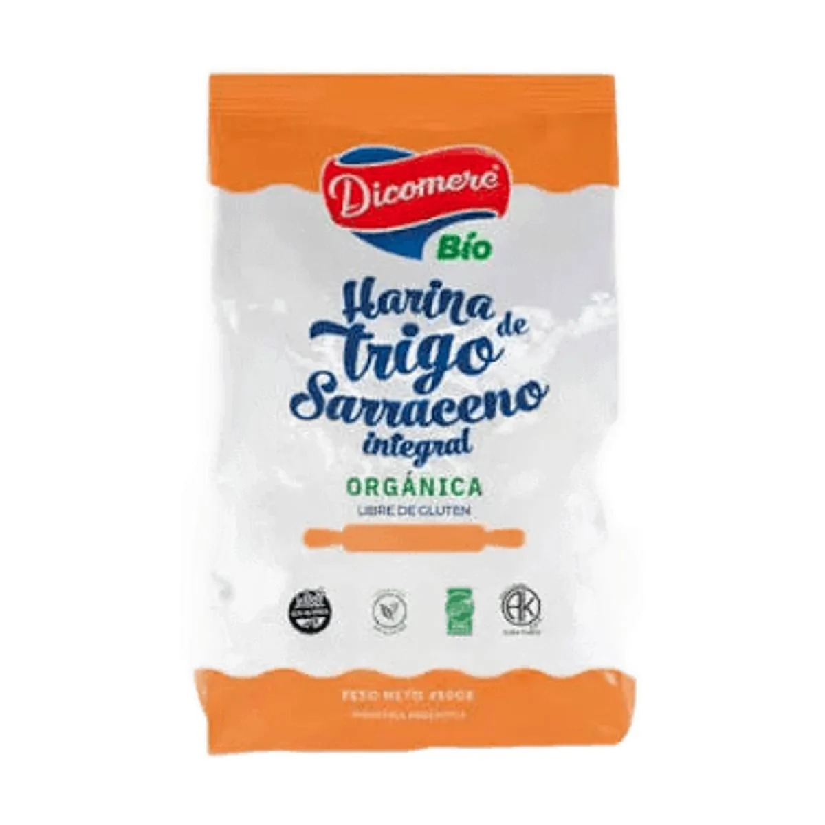 Dicomere - Harina de trigo sarraceno integral orgánico x 450 gr