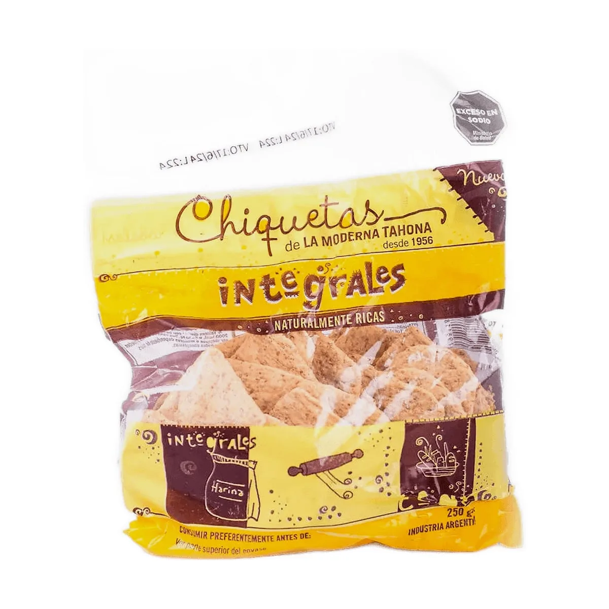 Chiquetas - Chiquetas integrales x 250 gr