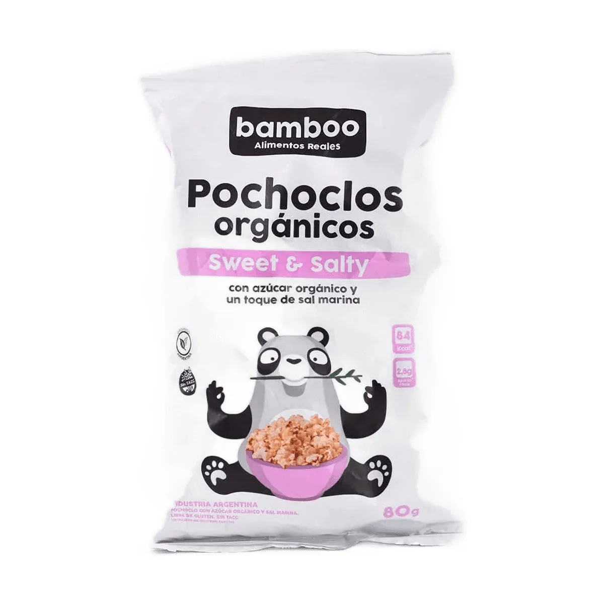 Bamboo - Pochoclos organicos sweet & salty x 80 gr