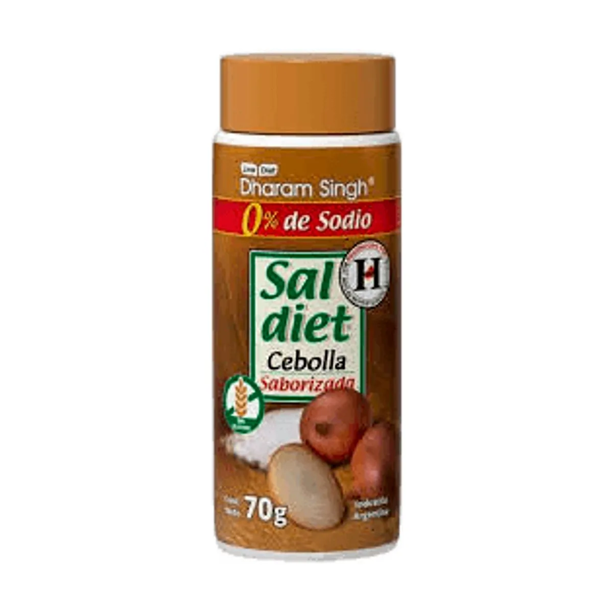 Dharam Singh - Sal diet sin sodio sabor cebolla x 70 gr