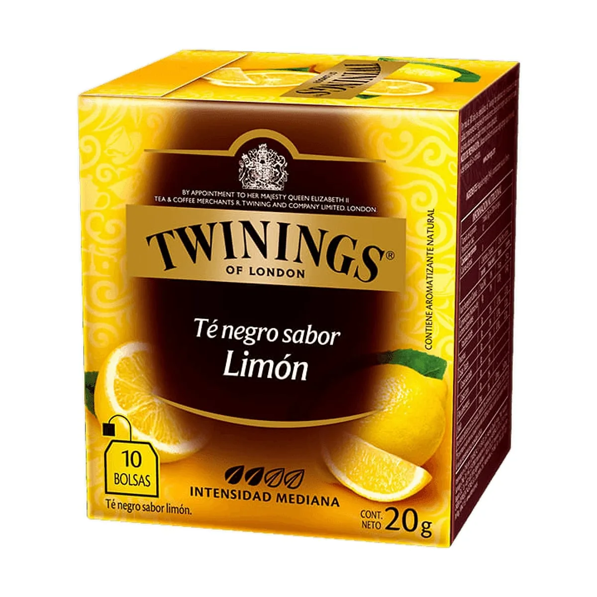 Twinings - Te negro sabor limon x 10 saq