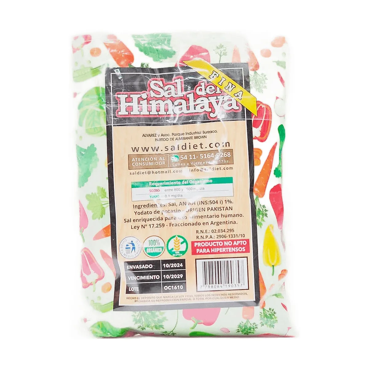 Gell Singh - Sal del himalaya fina x 500 gr