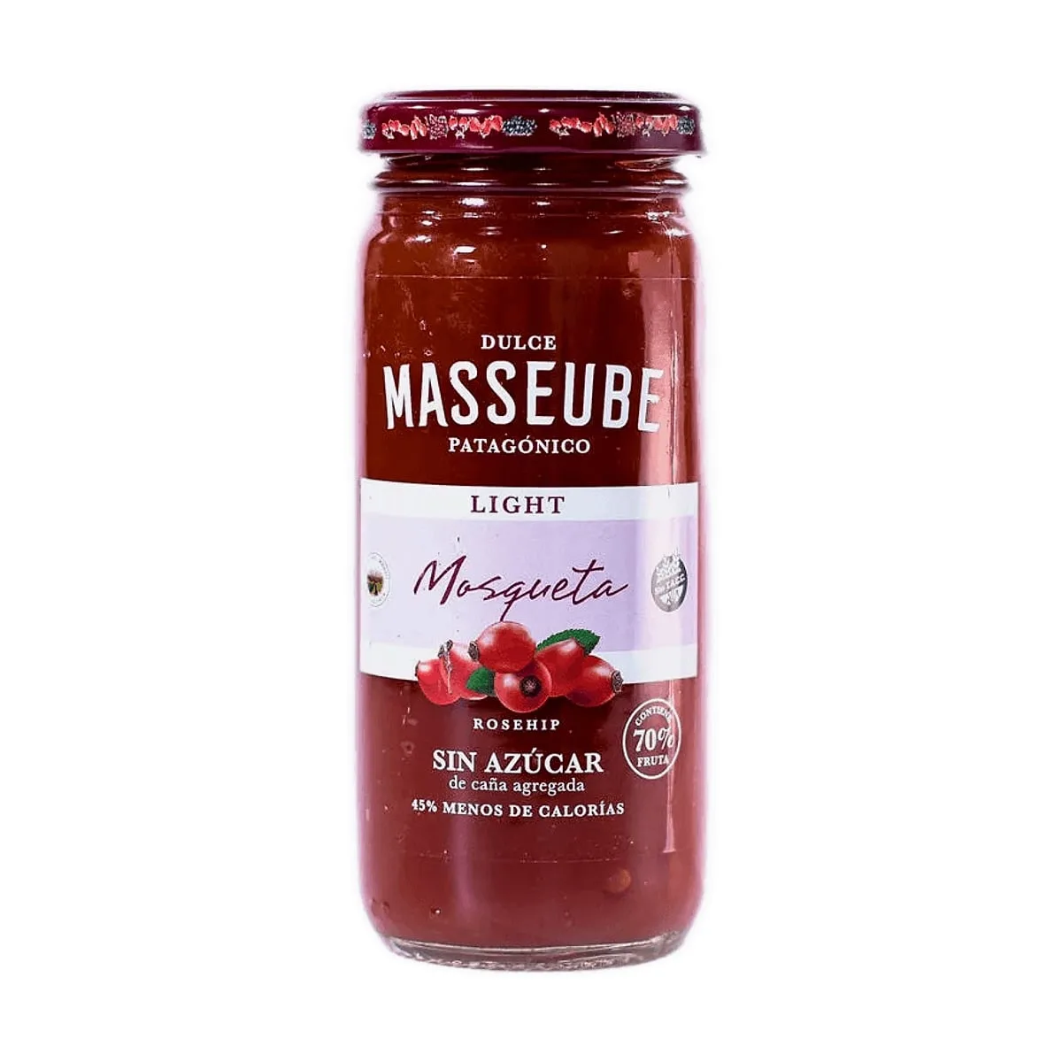 Masseube - Mermelada de rosa mosqueta ligth x 262 gr