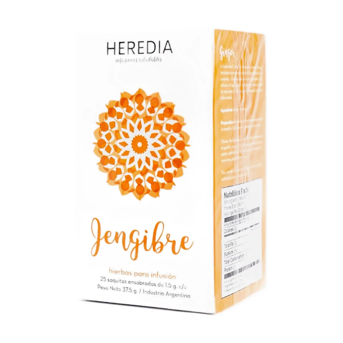 Heredia - Te de jengibre x 25 saq