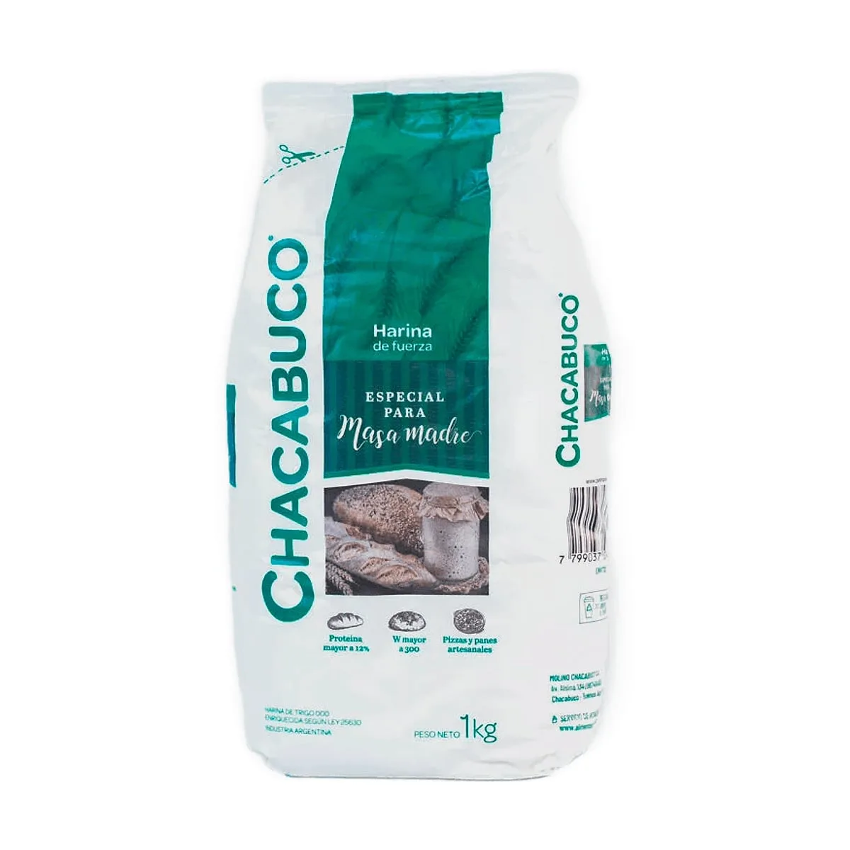Chacabuco - Harina fuerza masa madre x 1 kg