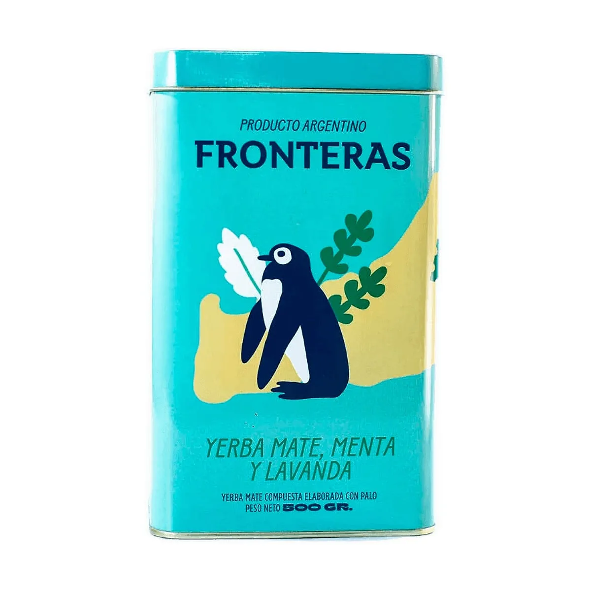 Fronteras - Yerba mate de menta y lavanda en lata x 500 gr