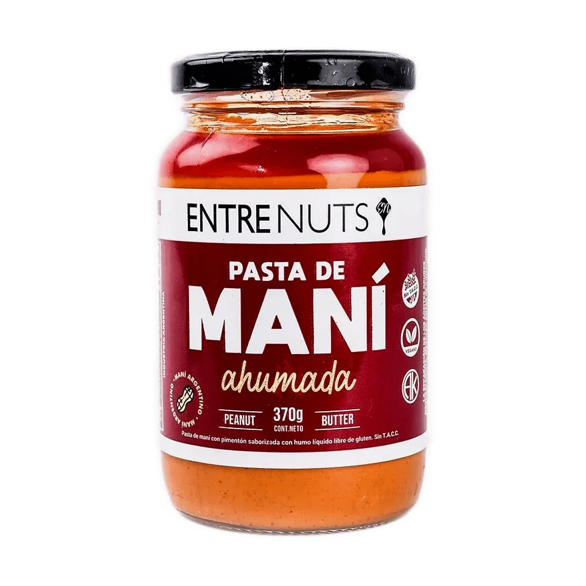 Entrenuts - Pasta de mani crocante 370gr