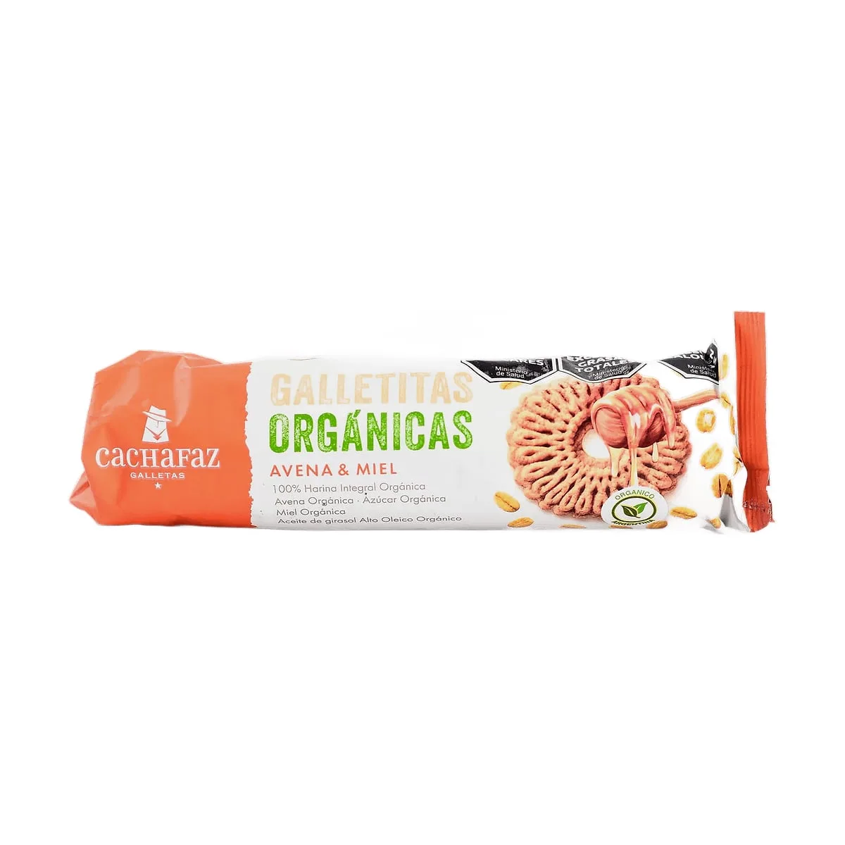 Cachafaz - Galletitas organicas de avena y miel x 170 gr