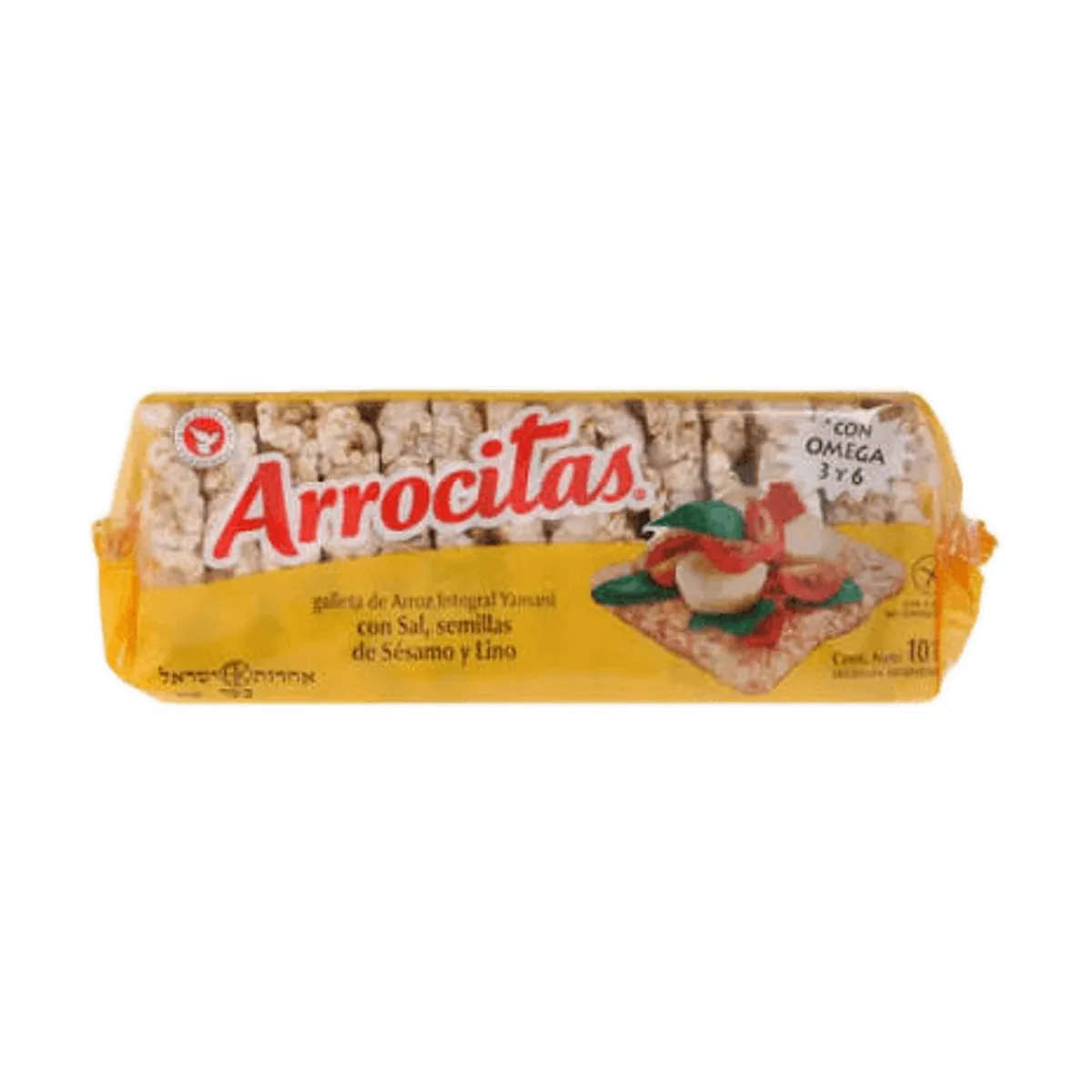 Arrocitas - Galletas de arroz integral yamaní con sal x 101 gr