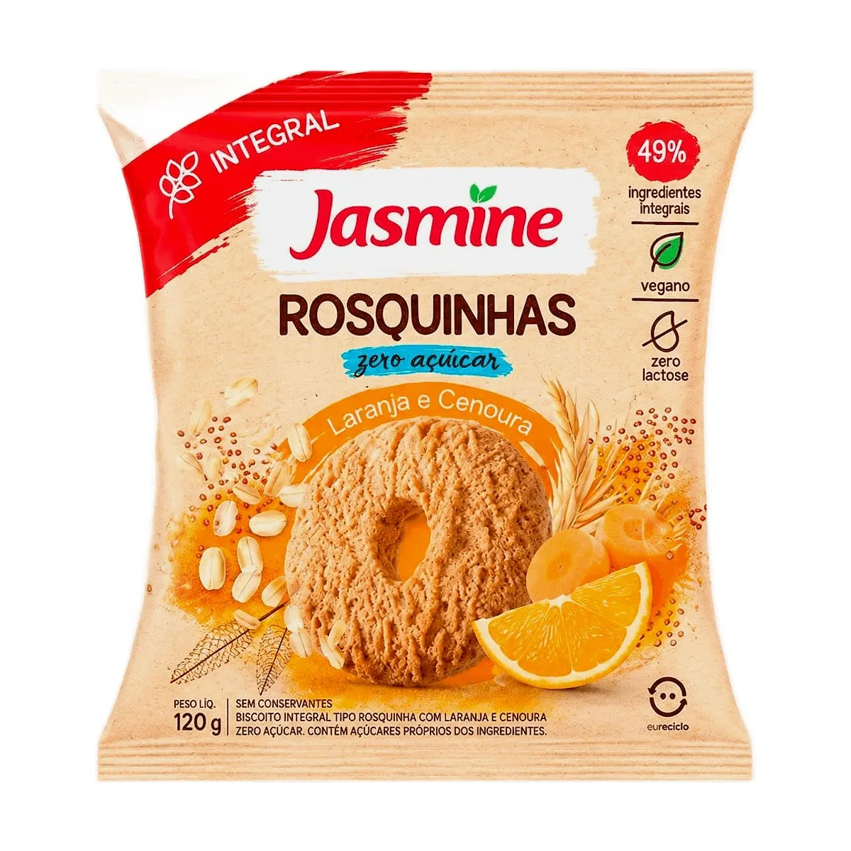 Jasmine - Rosquilla de naranja y zanahoria x 120 gr