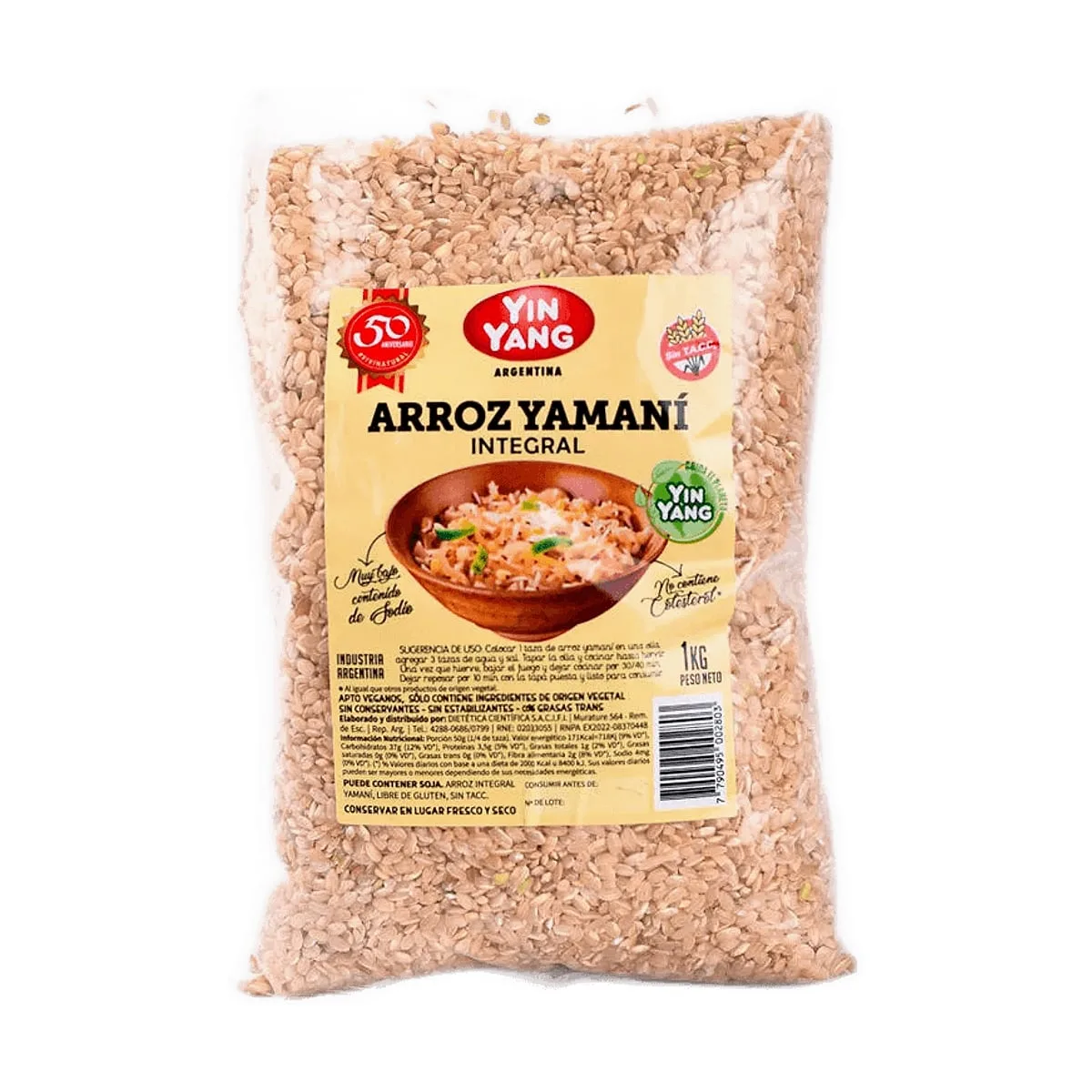 Yin Yang - Arroz yamani integral x 1 kg