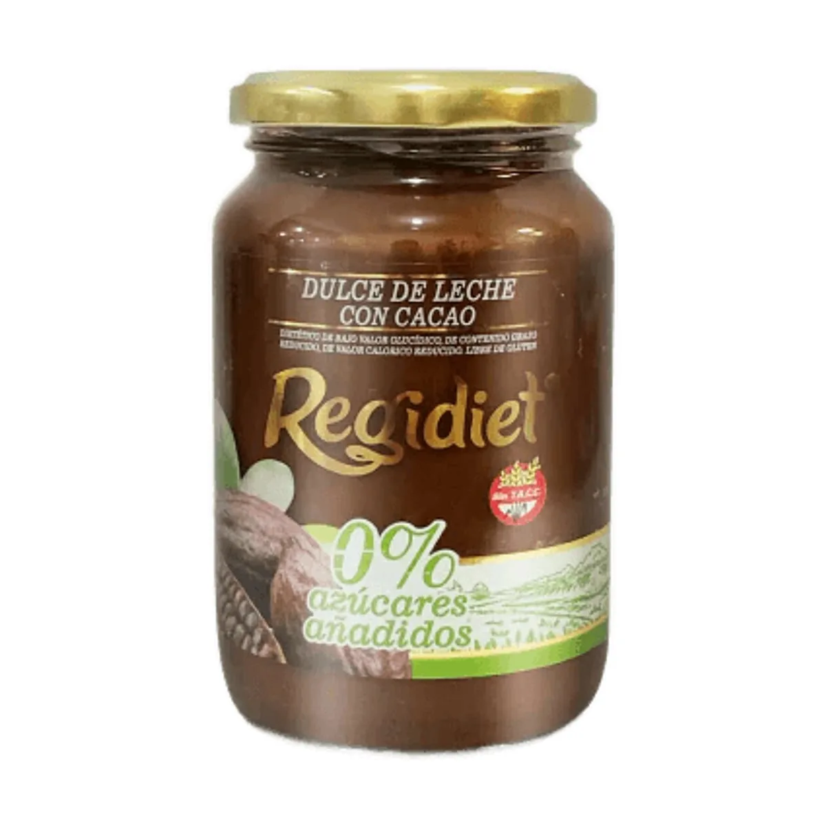 Regidiet - Dulce de leche con cacao sin azucar x 445 gr