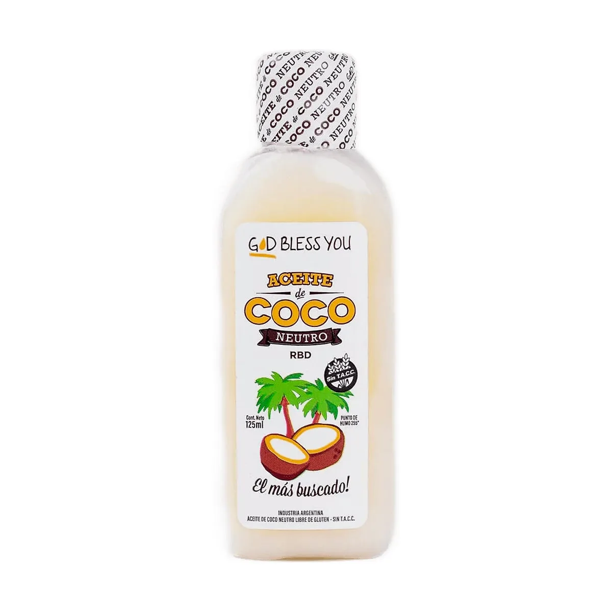 God Bless You - Aceite de coco neutro x 125 ml