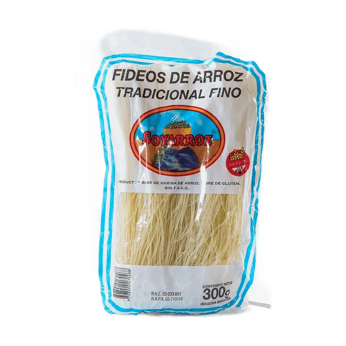 Soyarroz - Fideos de arroz fino x 300 gr