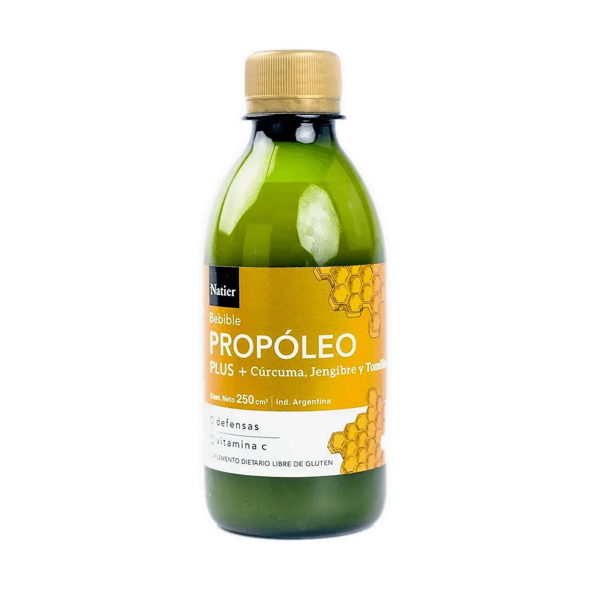 Natier - Propoleo plus + cúrcuma, jengibre y tomillo x 250 gr
