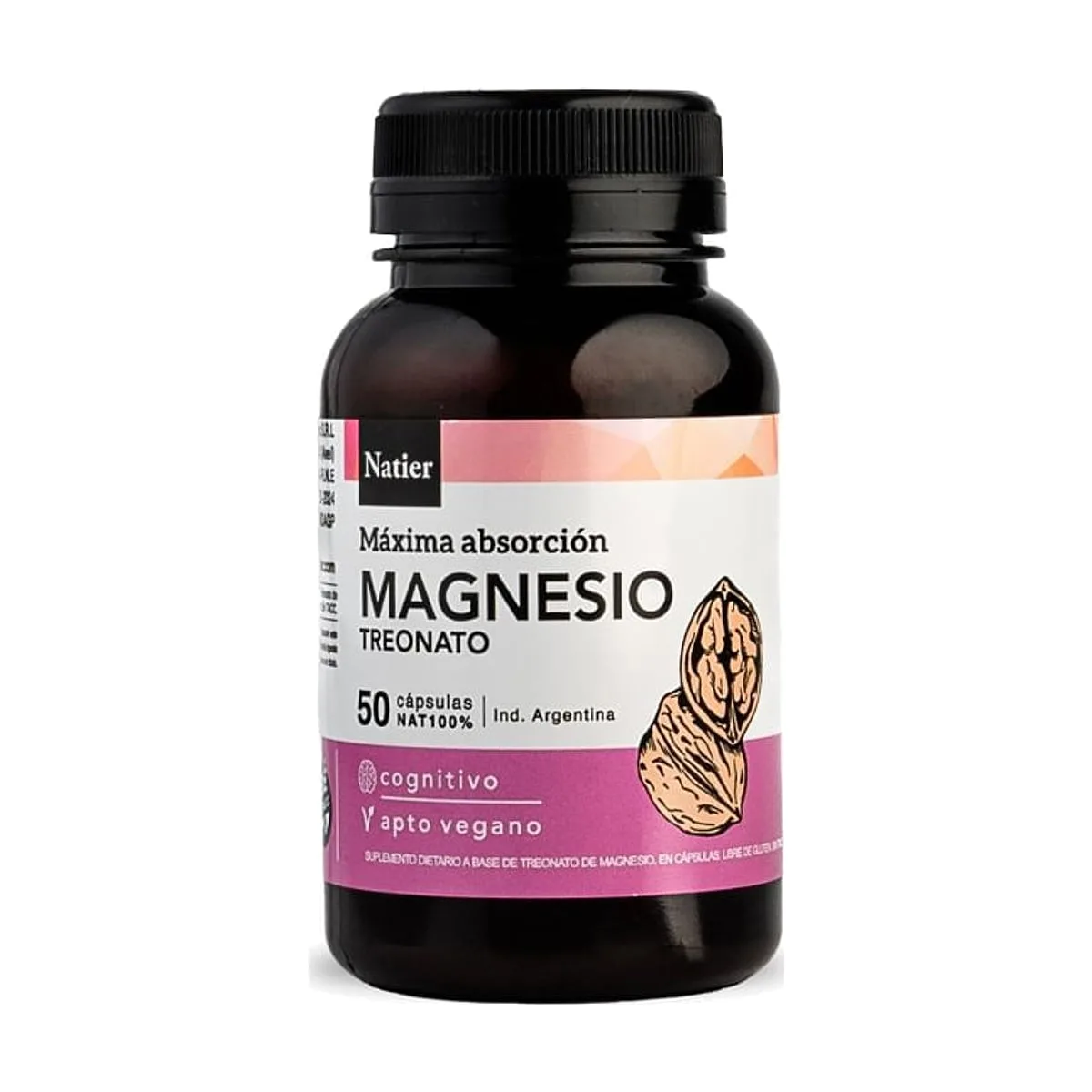 Natier - Treonato de Magnesio x 50 cap