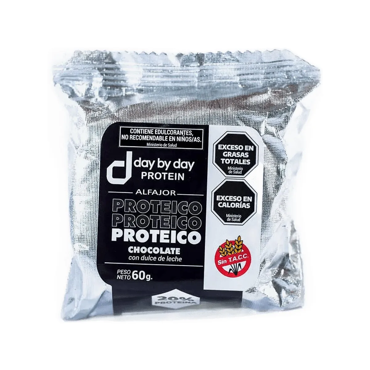 Day by day - Alfajor proteico blanco con dulce de leche x 60 gr
