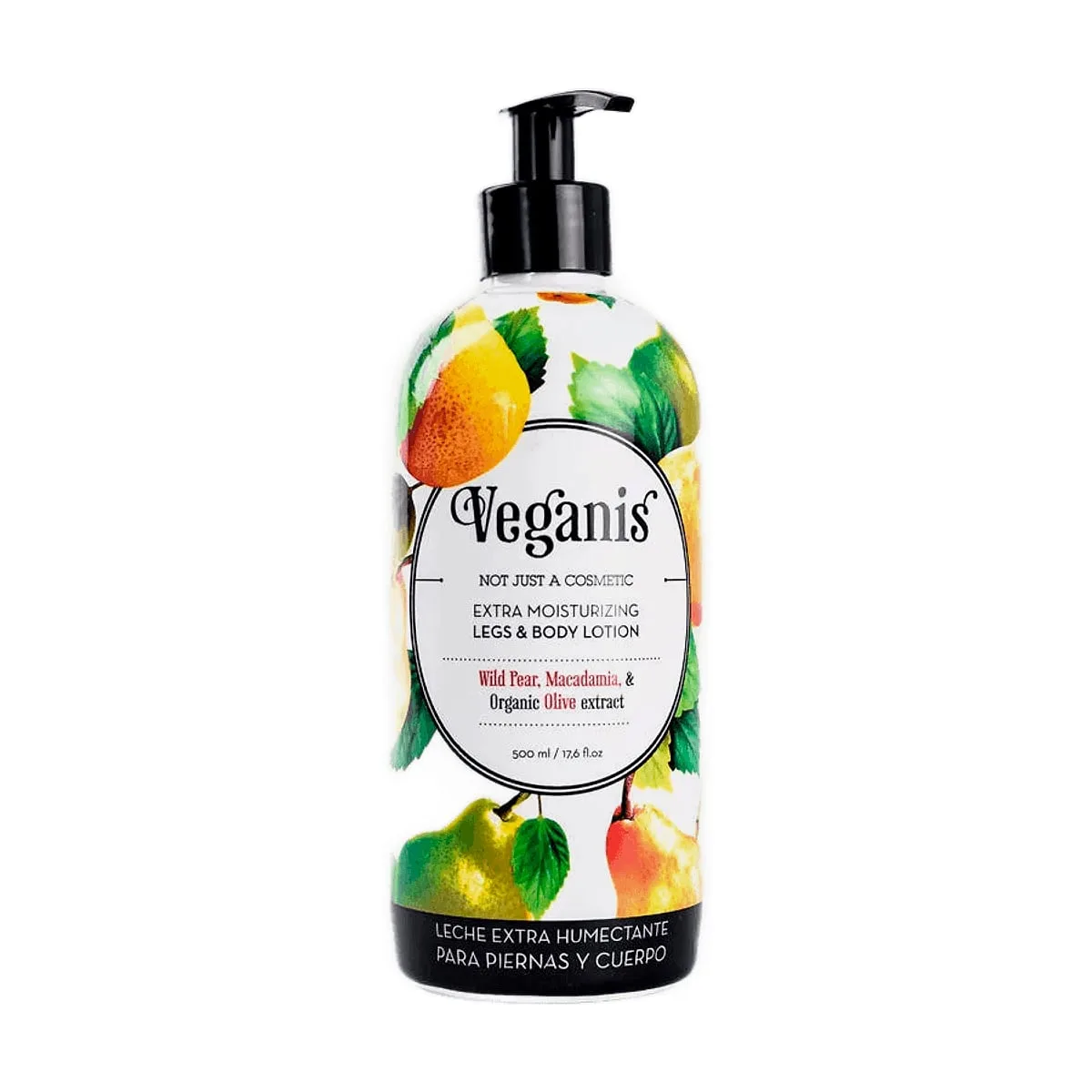 Veganis - Leche extra humectantep/piernas y cuerpo x 500 ml