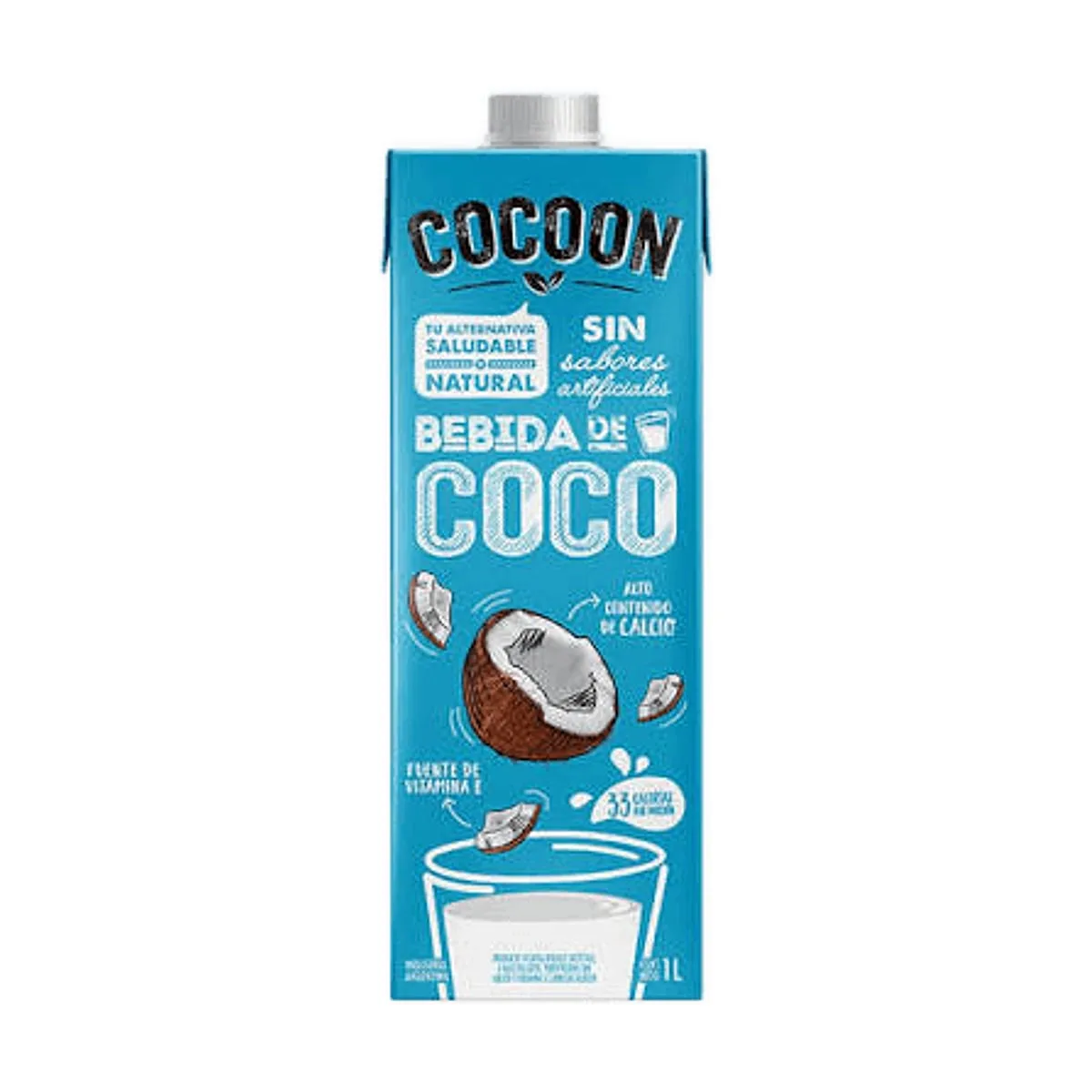 Cocoon - Leche de coco sin azúcar x 1 lt