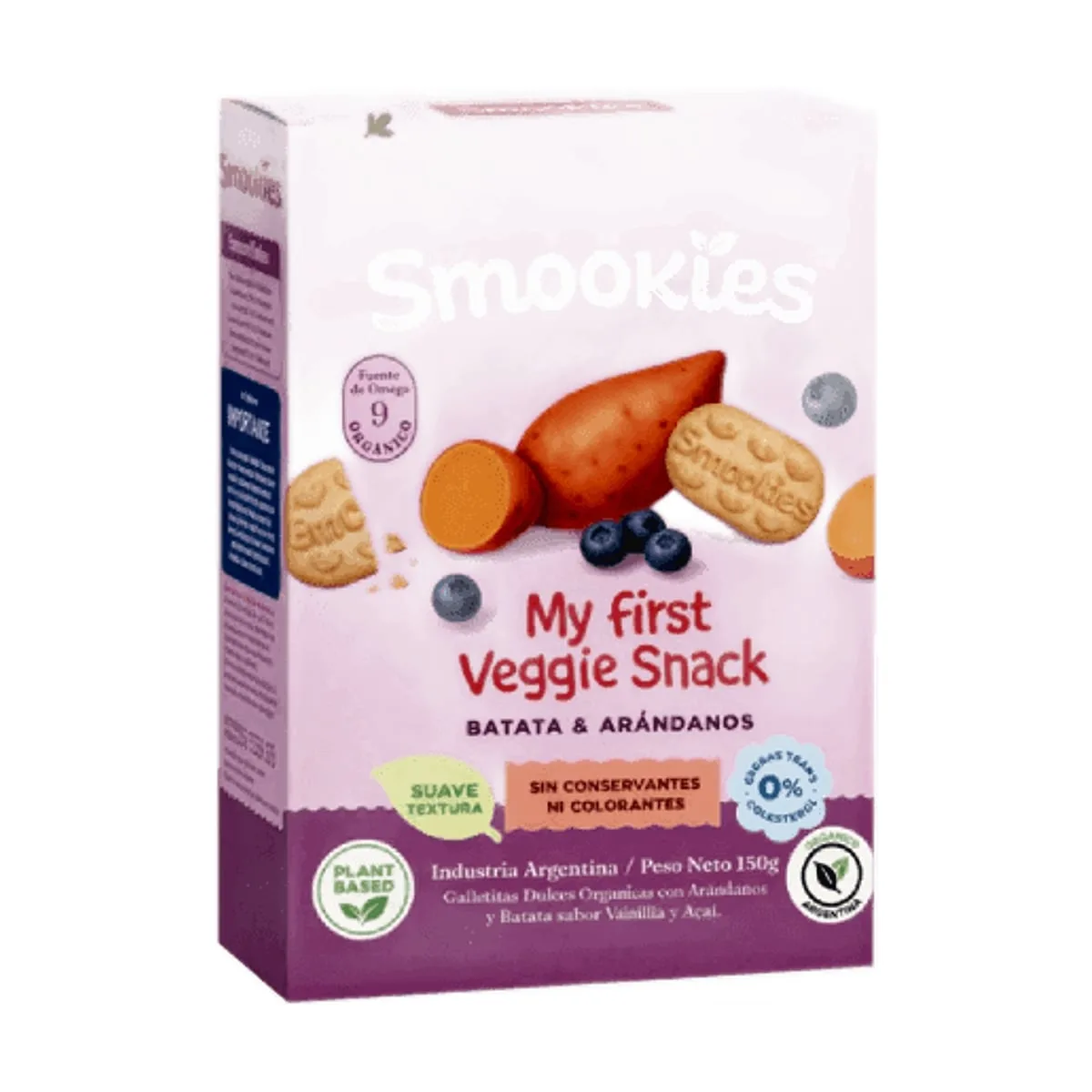 Smookies - Galletitas orgánicas de batata y arandanos x 150 gr