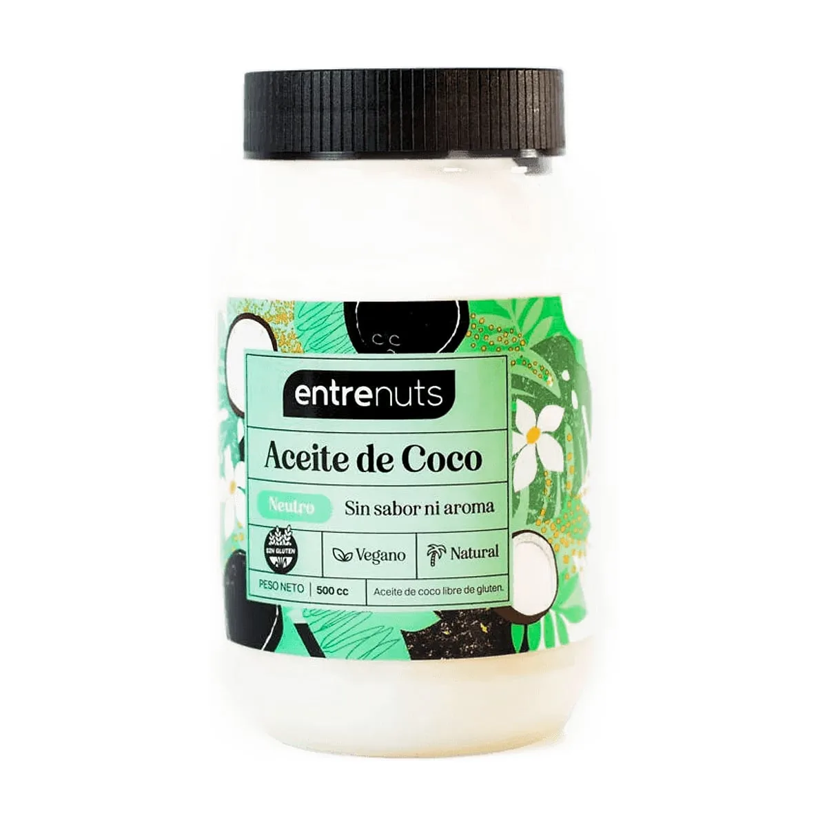 Entrenuts - Aceite de coco neutro x 500 cc
