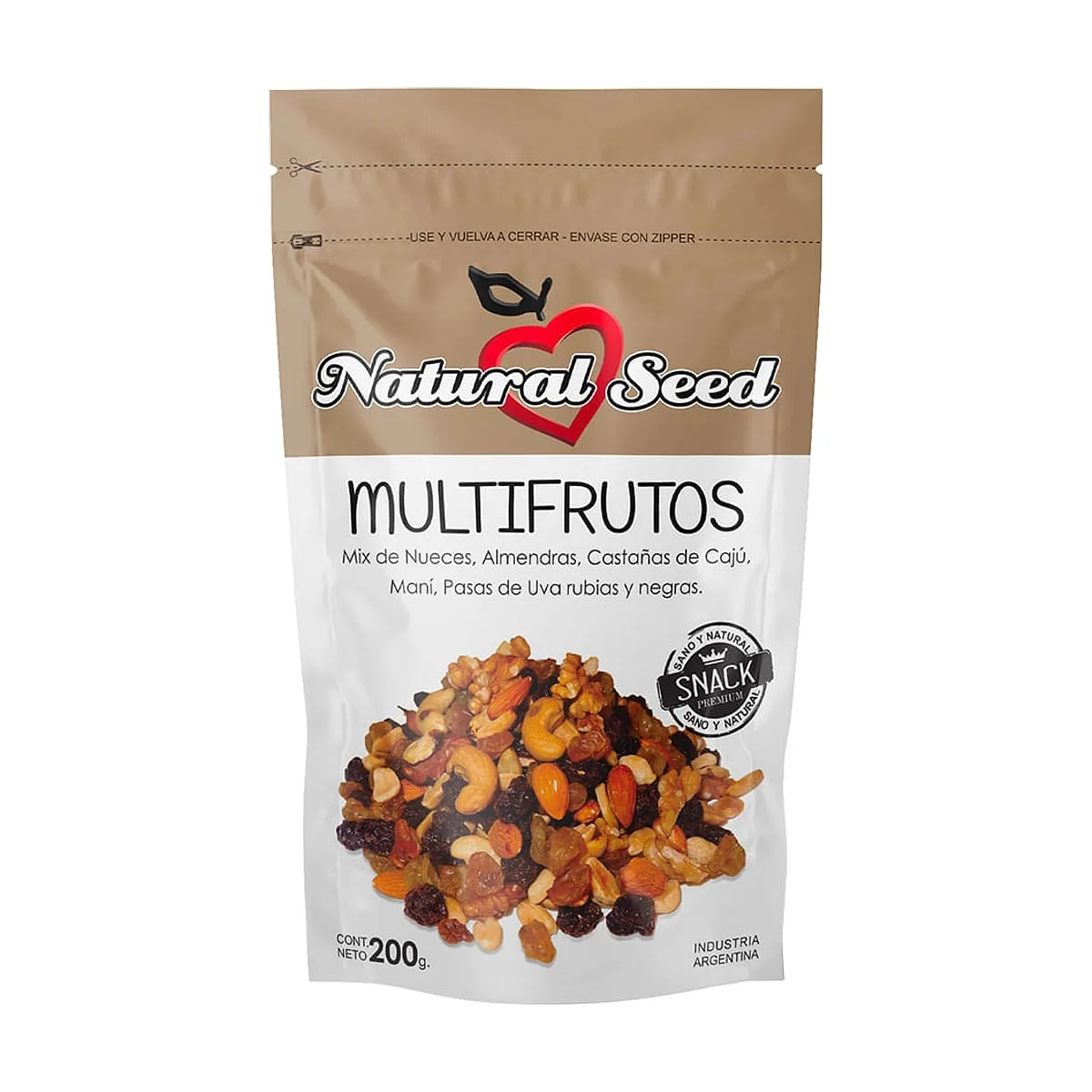 Natural Seed - Mix de multifrutos x 200 gr