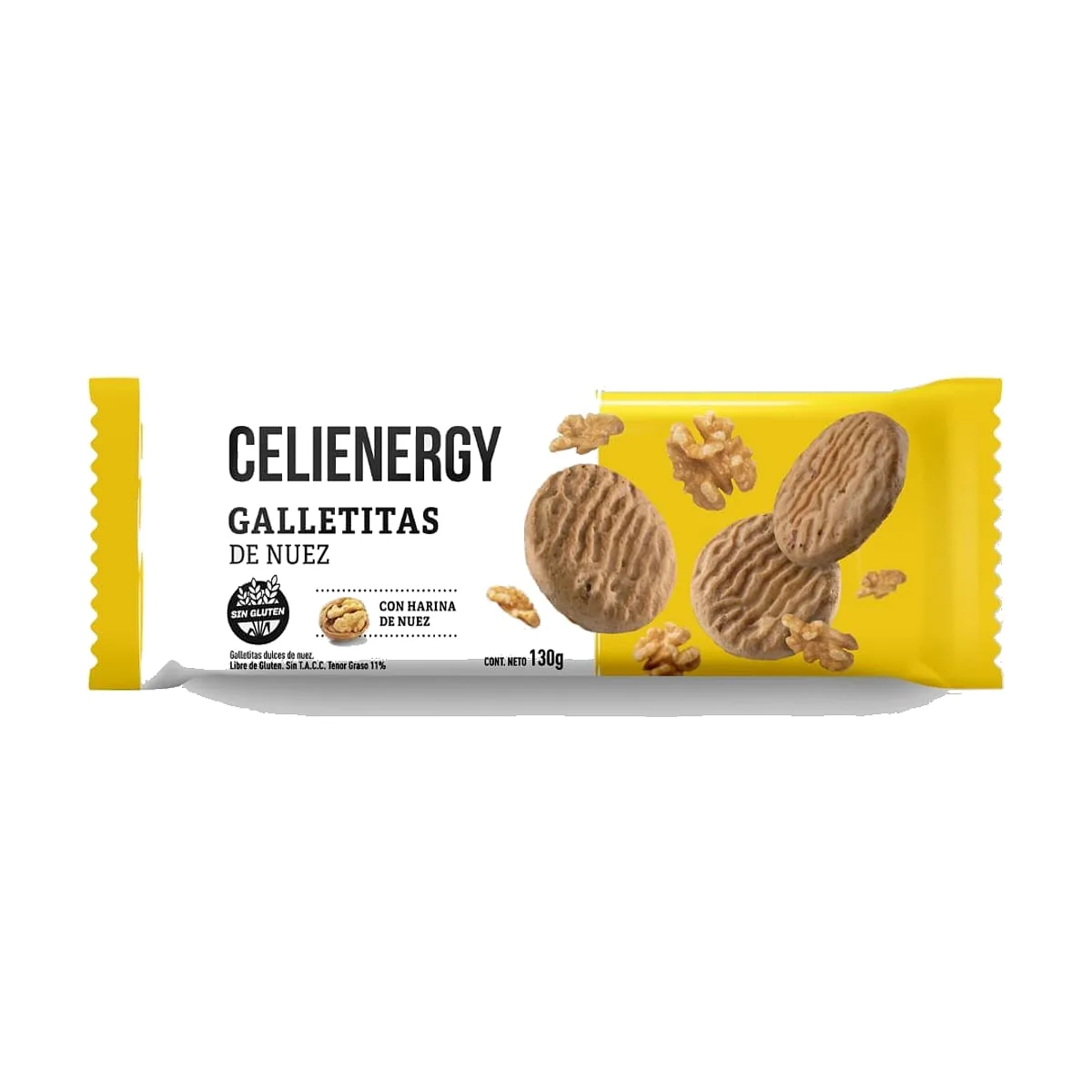 Celienergy - Galletitas de nuez x 150 gr