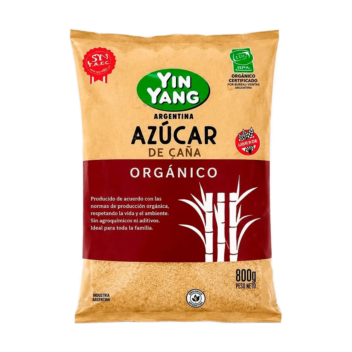 Yin Yang - Azucar de caña organico x 800 gr