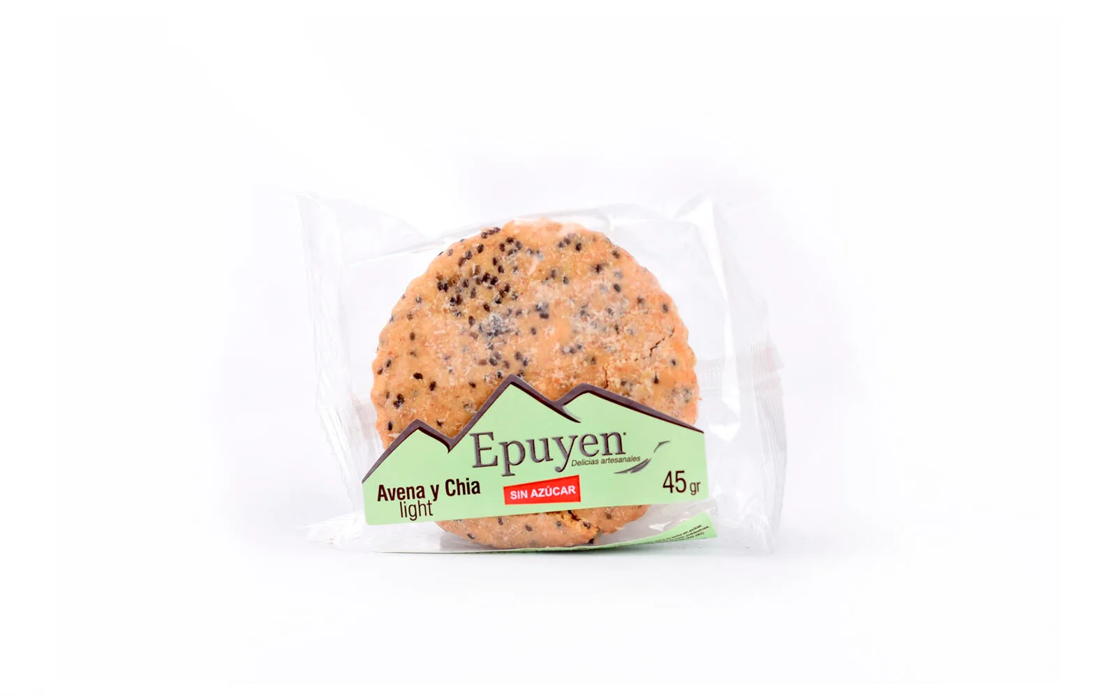 Epuyen - Alfajor de avena y chia x 45 gr