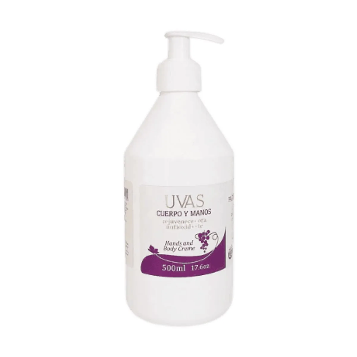 Uvas - Crema rejuvenecedora cuerpo y manos x 500 ml