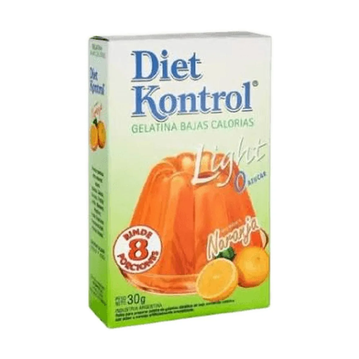 Diet Kontrol - Gelatina light sabor naranja x 30 gr