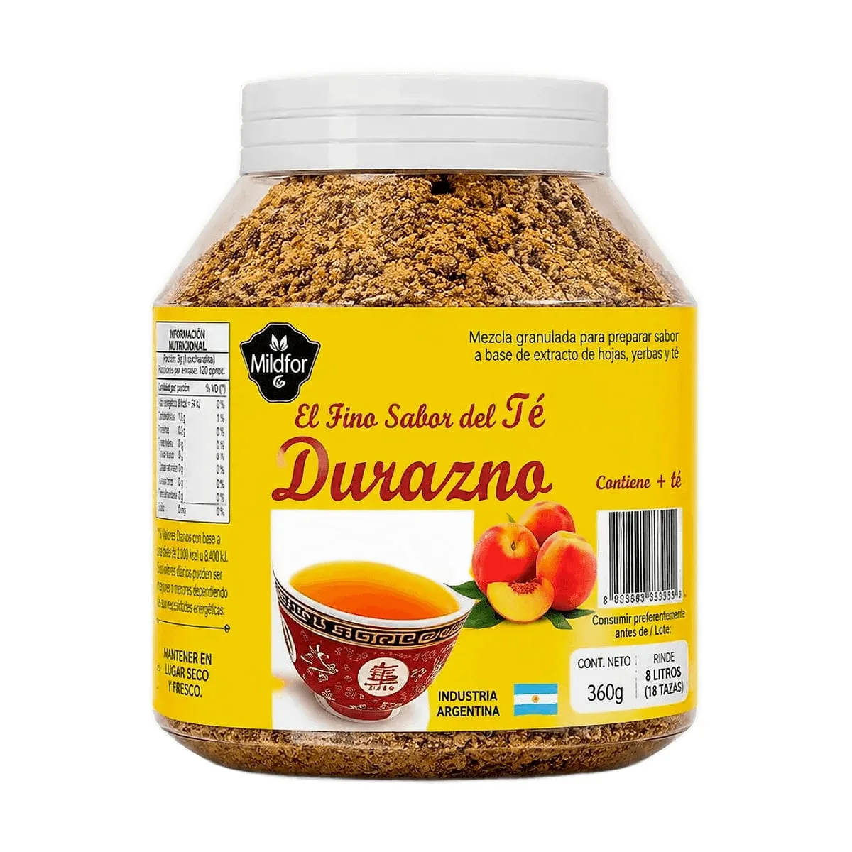 Milford - Te de durazno granulado x 360 gr