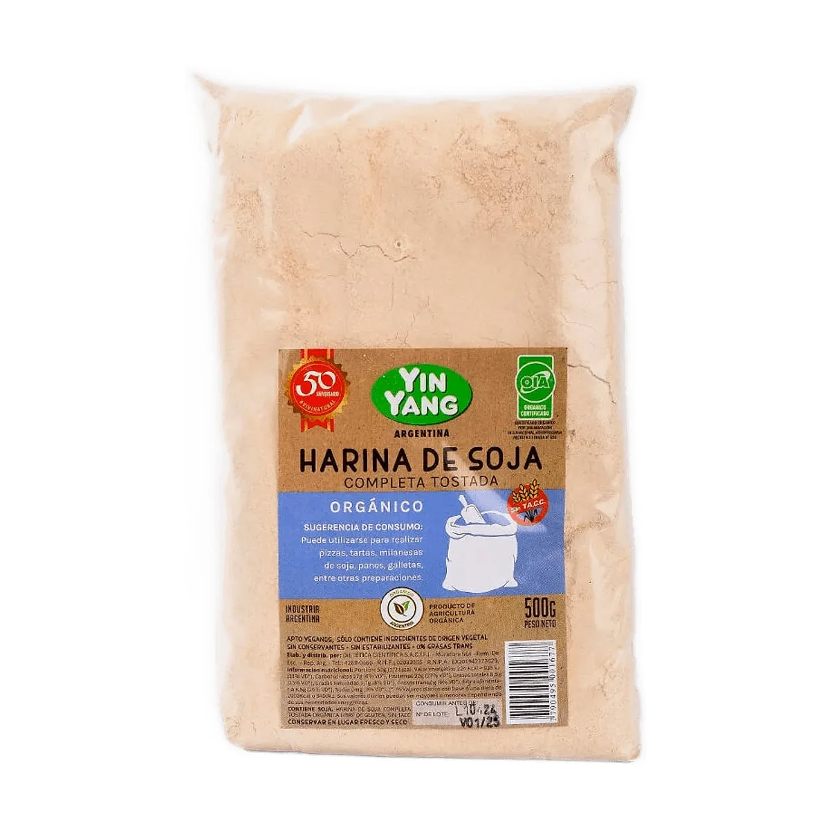 Yin Yang - Harina de soja organica x 500 gr