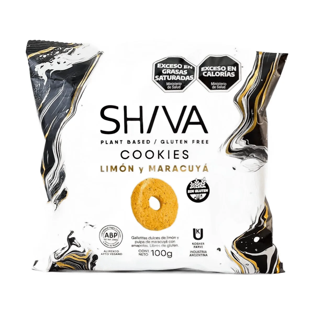 Shiva - Cookies sabor limon y maracuya x 100 gr