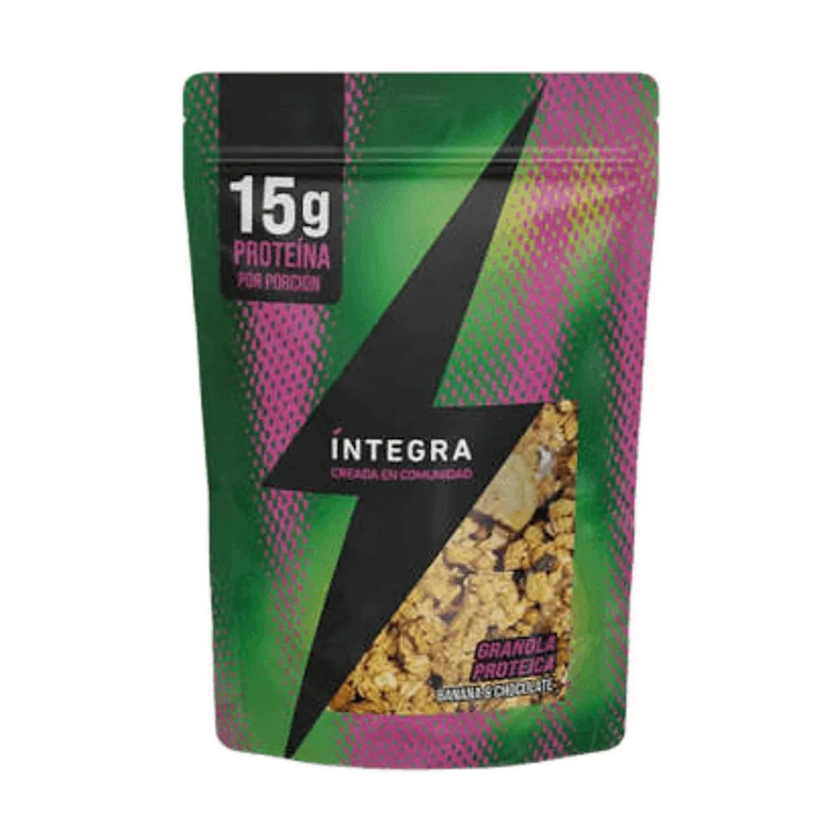 Integra - Granola proteica con banana y chocolate x 700 gr