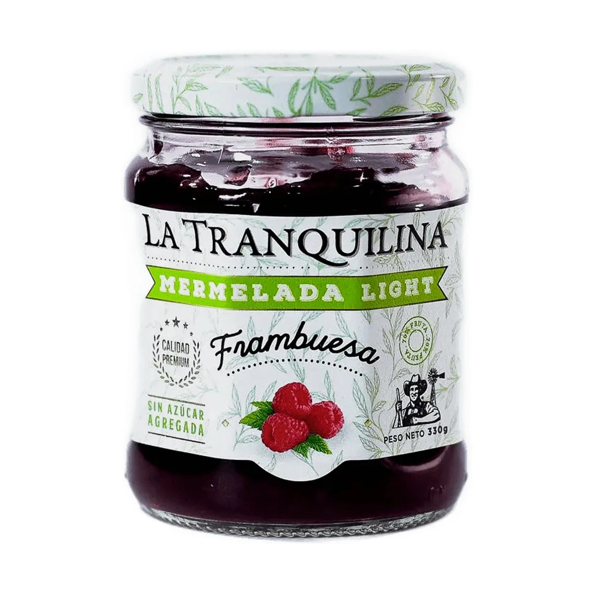 La Tranquilina - Mermelada de frambuesa x 330 gr