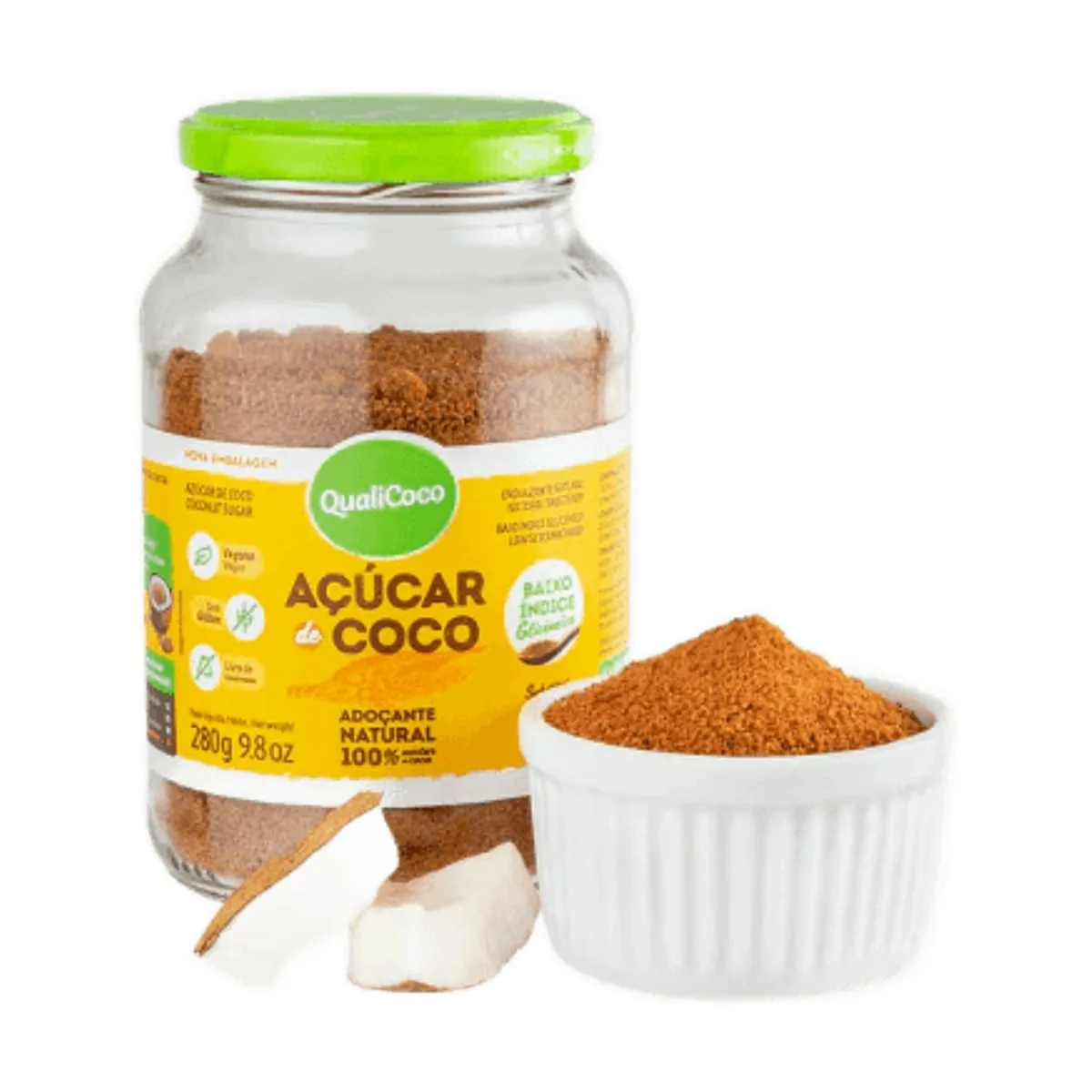 Qualicoco - Azucar de coci x 280 gr