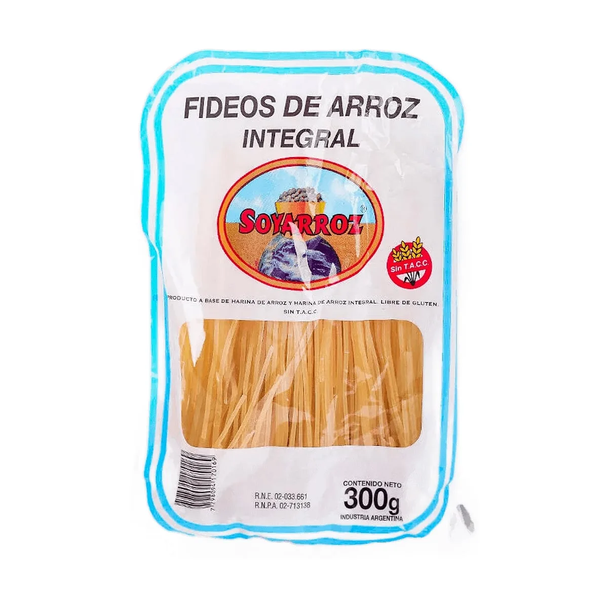 Soyarroz - Fideos de arroz integral x 300 gr