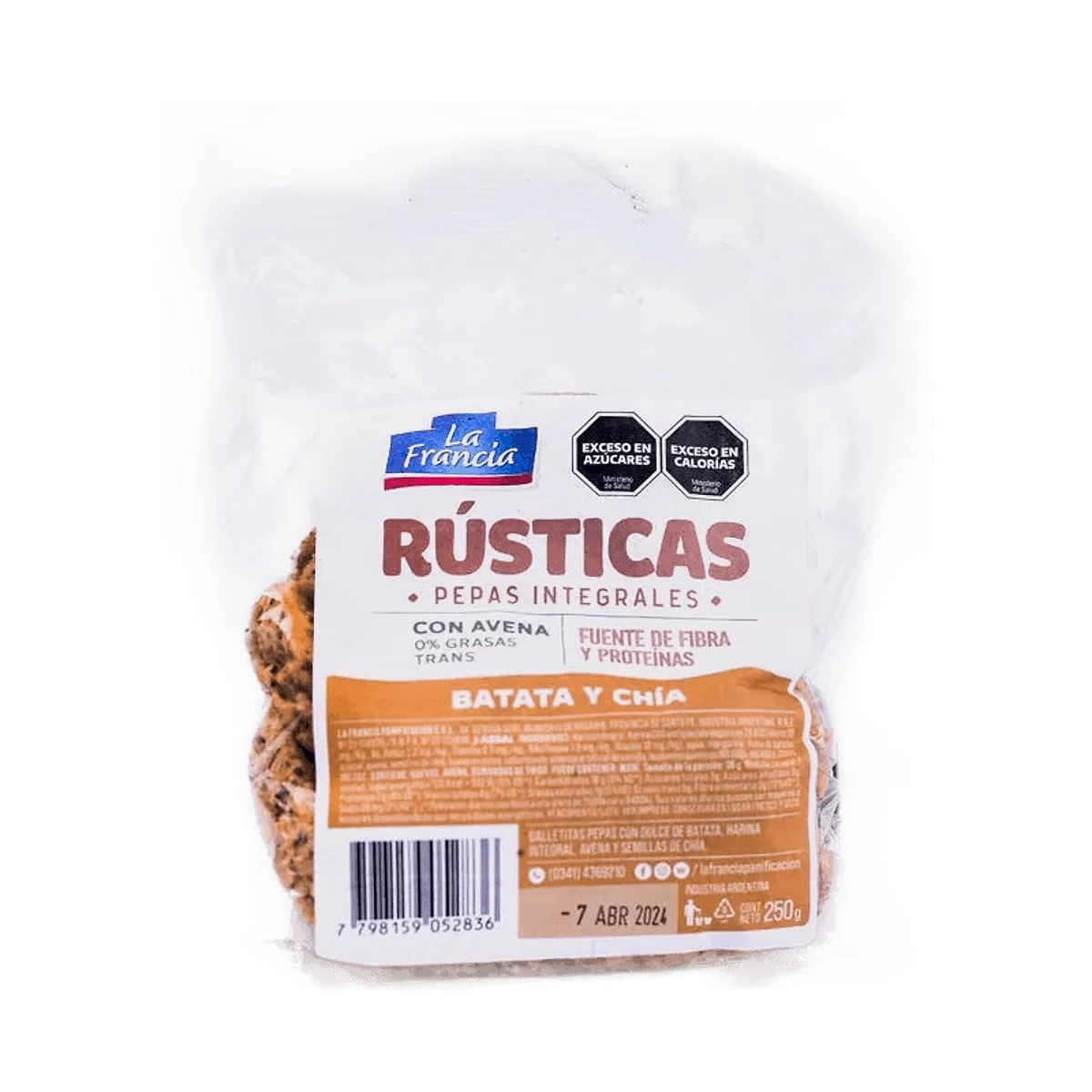 La Francia - Pepas individuales batata y chia