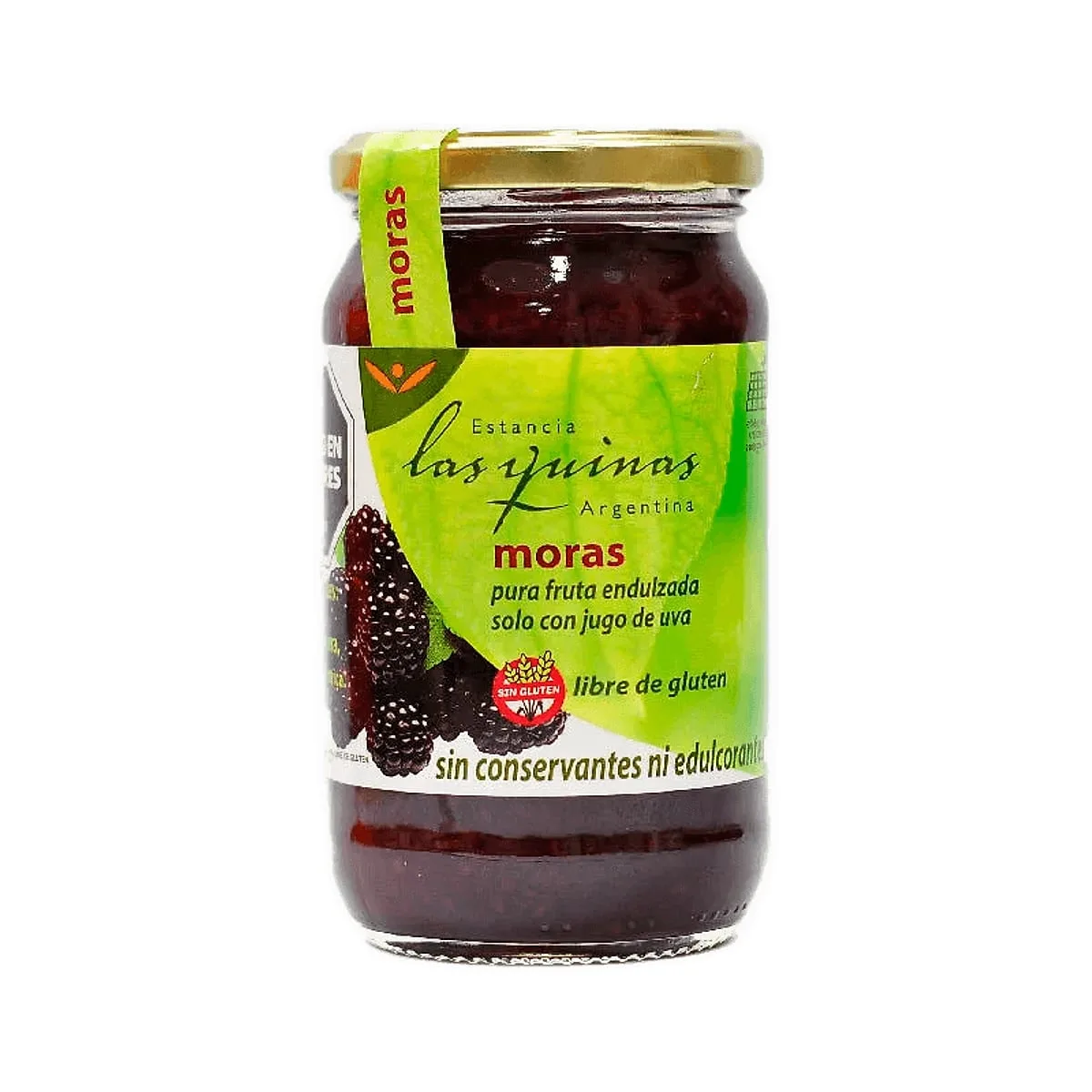 Las Quinas - Mermelada de mora s/azucar x 420 gr