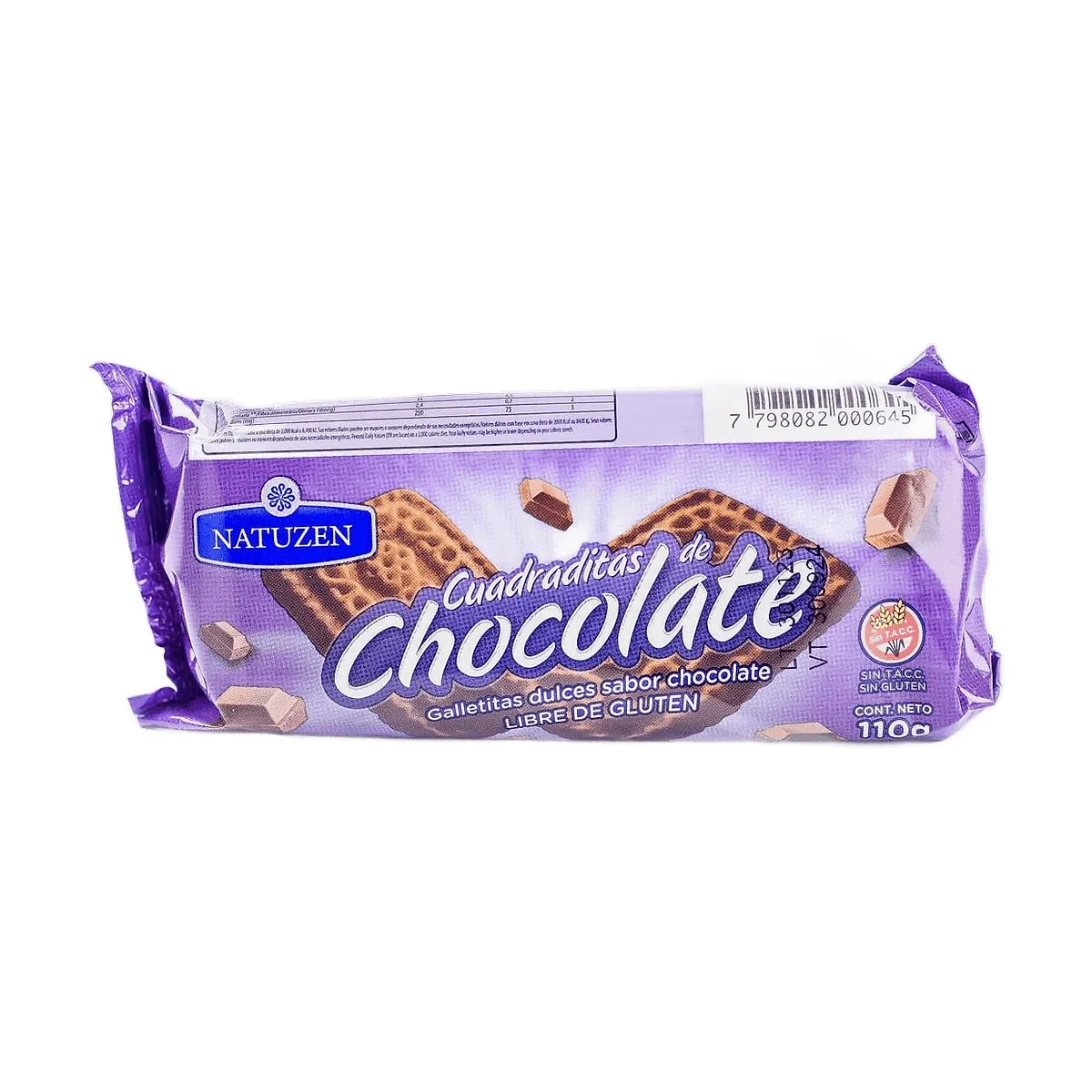 Natuzen - Cookies sabor chocolate x 130 gr