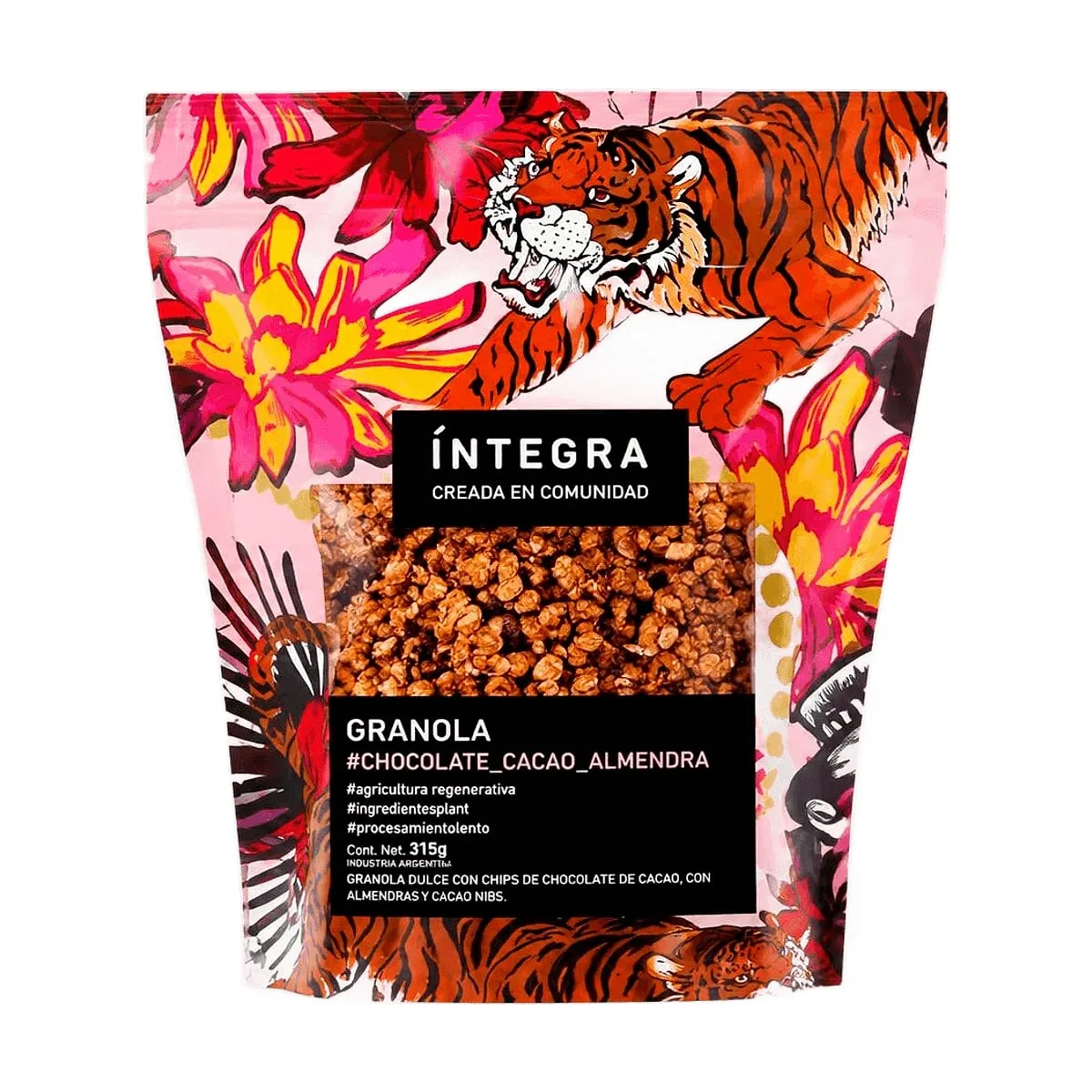 Integra - Granola con chocolate, cacao y almendra x 350 gr